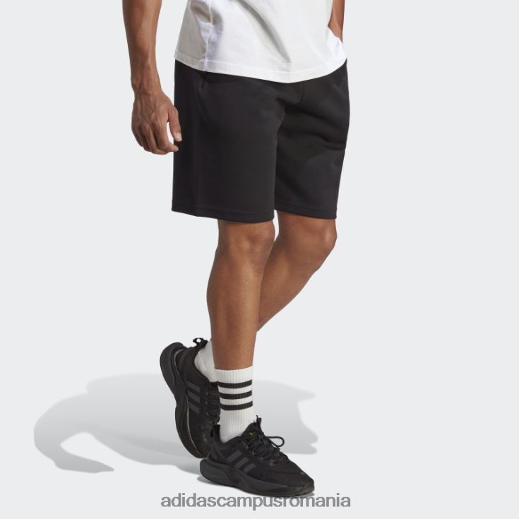 adidas campus romania icoane viitoare insignă de pantaloni scurți sport negru bărbați alb negru J266N2866
