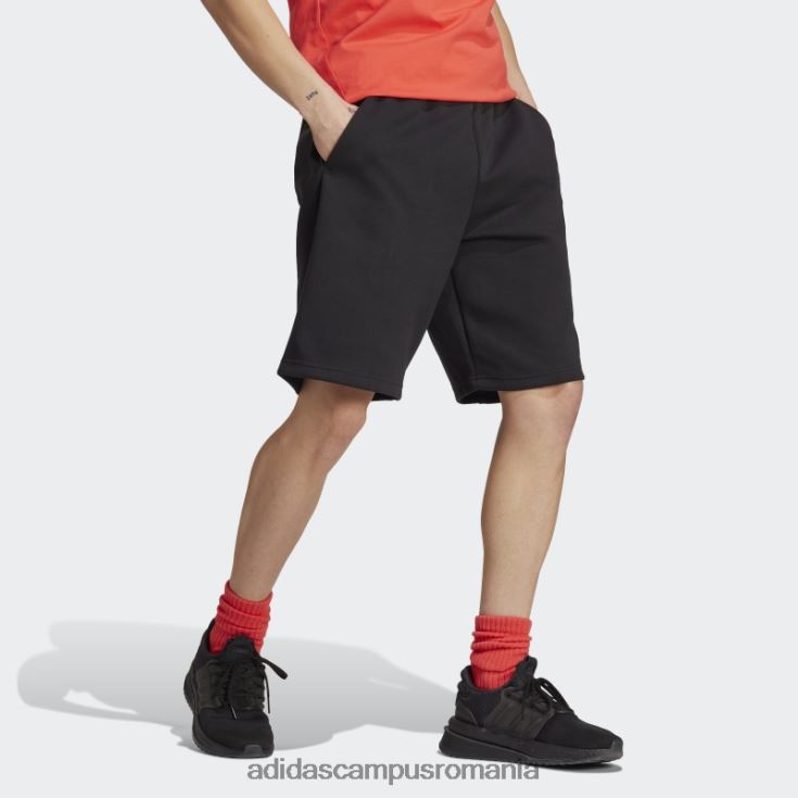 adidas campus romania icoane viitoare insignă de pantaloni scurți sport negru bărbați negru/rosu J266N25887