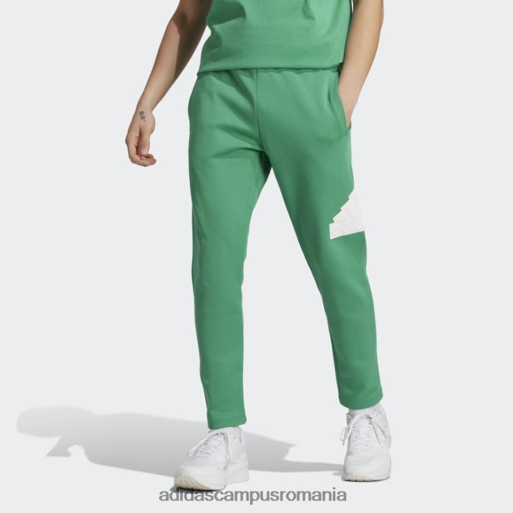 adidas campus romania icoane viitoare insignă de pantaloni sport curte verde bărbați verde curte J266N26128