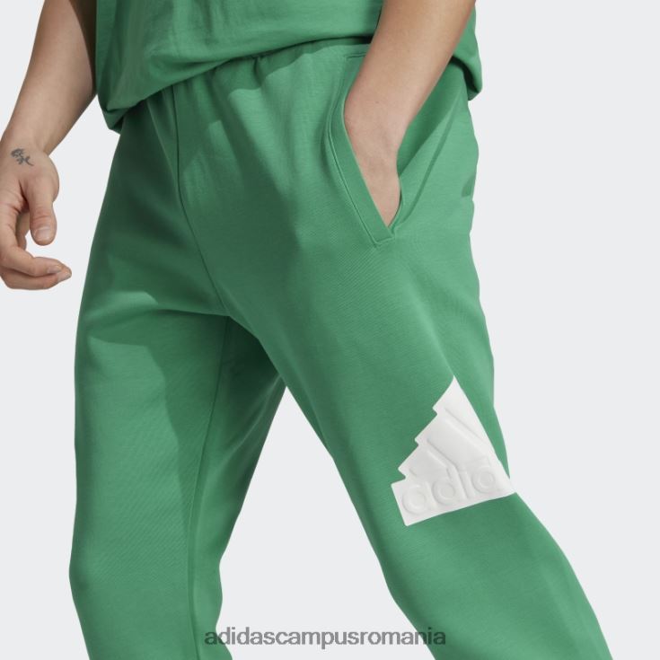 adidas campus romania icoane viitoare insignă de pantaloni sport curte verde bărbați verde curte J266N26128
