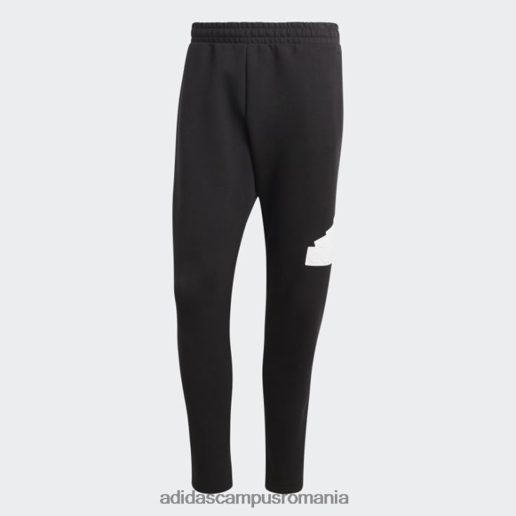 adidas campus romania icoane viitoare insignă de pantaloni sport negru bărbați alb negru J266N25048