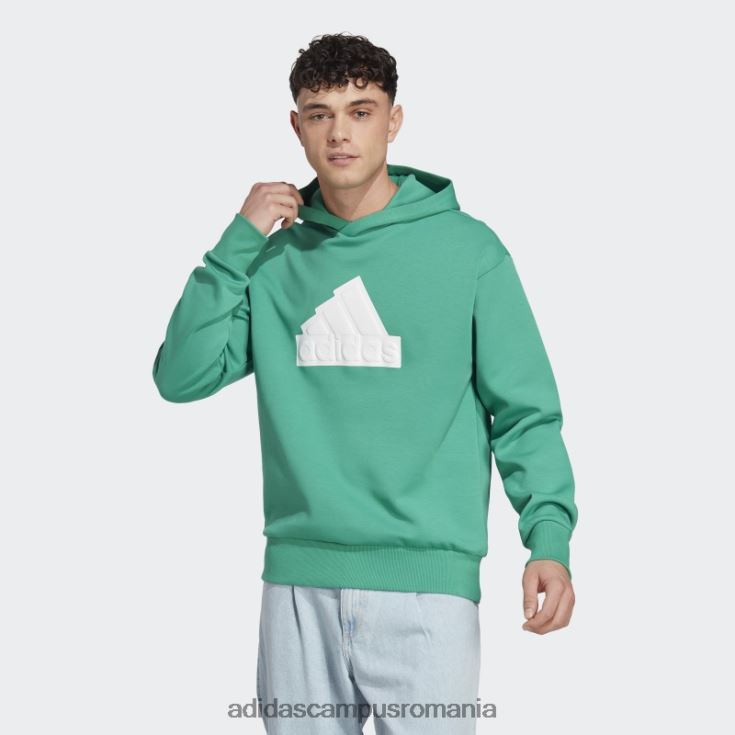 adidas campus romania icoane viitoare insignă de sport hanorac verde curte bărbați verde curte J266N214474
