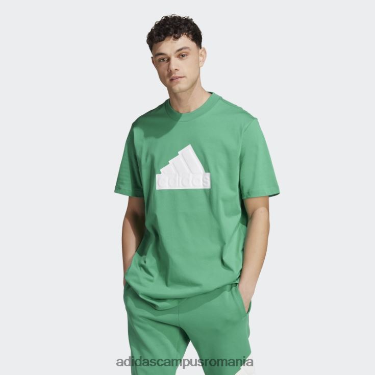 adidas campus romania icoane viitoare insignă de tricou sport curte verde adidas bărbați verde curte J266N214460