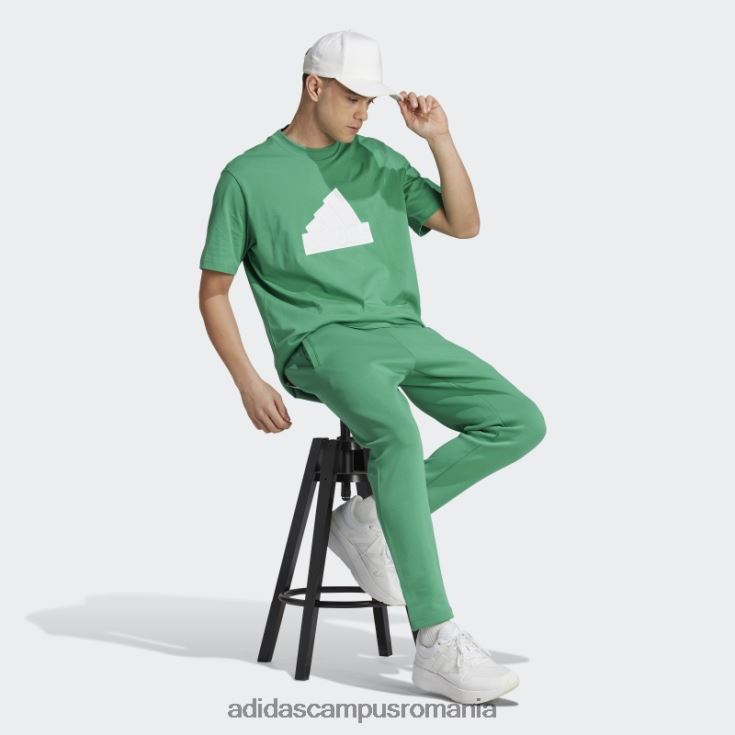 adidas campus romania icoane viitoare insignă de tricou sport curte verde adidas bărbați verde curte J266N214460
