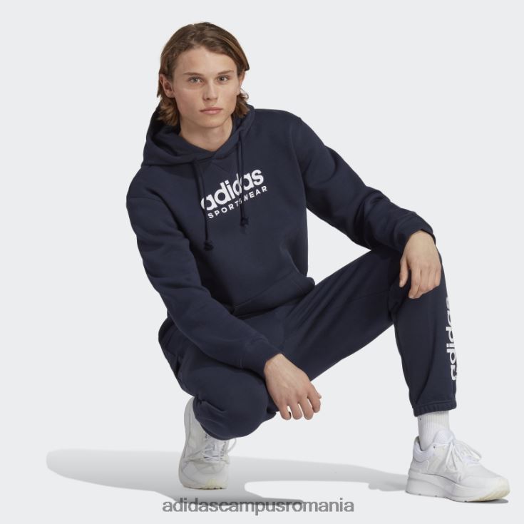 adidas campus romania ink all szn fleece graphic joggers bărbați cerneală J266N213162
