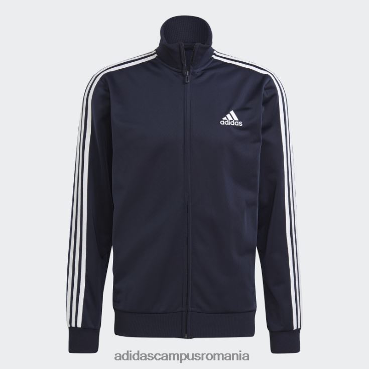 adidas campus romania ink essentials costum de trening cu 3 dungi bărbați cerneală/alb J266N25561