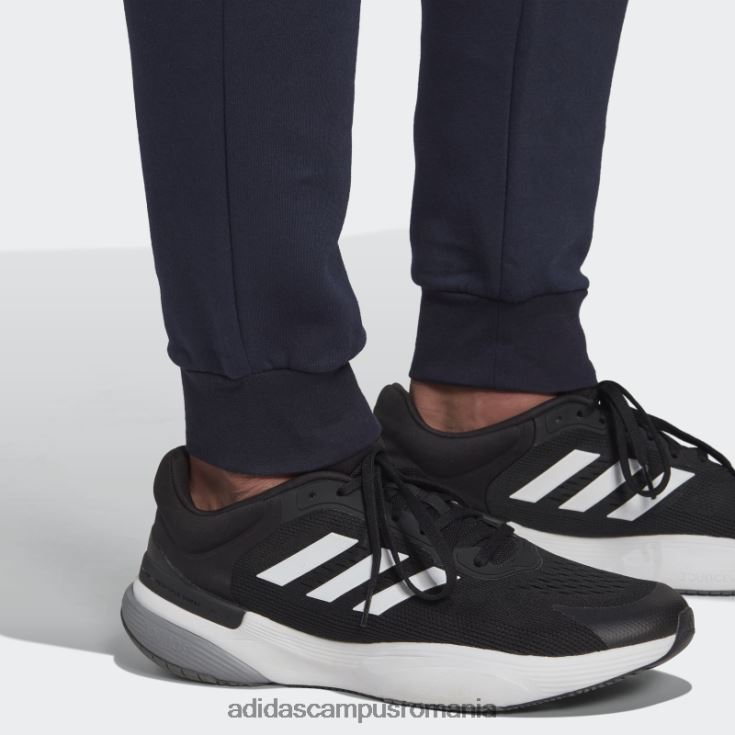 adidas campus romania ink essentials fleece obișnuiți pantaloni cargo conici bărbați cerneală/alb J266N26317