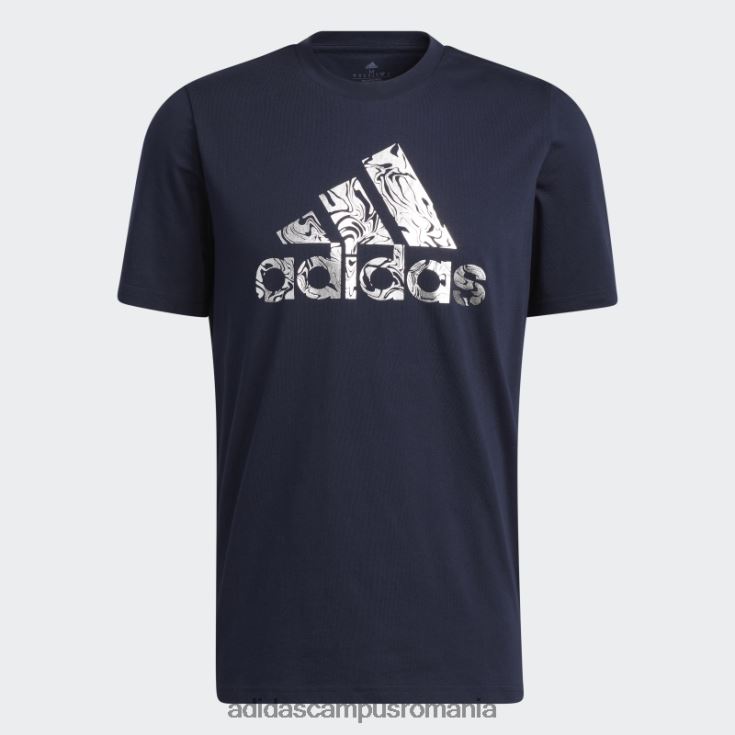 adidas campus romania insignă din folie lichidă de cerneală pentru sport graphic tee bărbați cerneală J266N25234