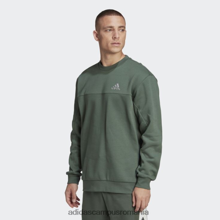 adidas campus romania insignă din lână de stadion de hanorac sport oxid verde bărbați oxid verde J266N26697