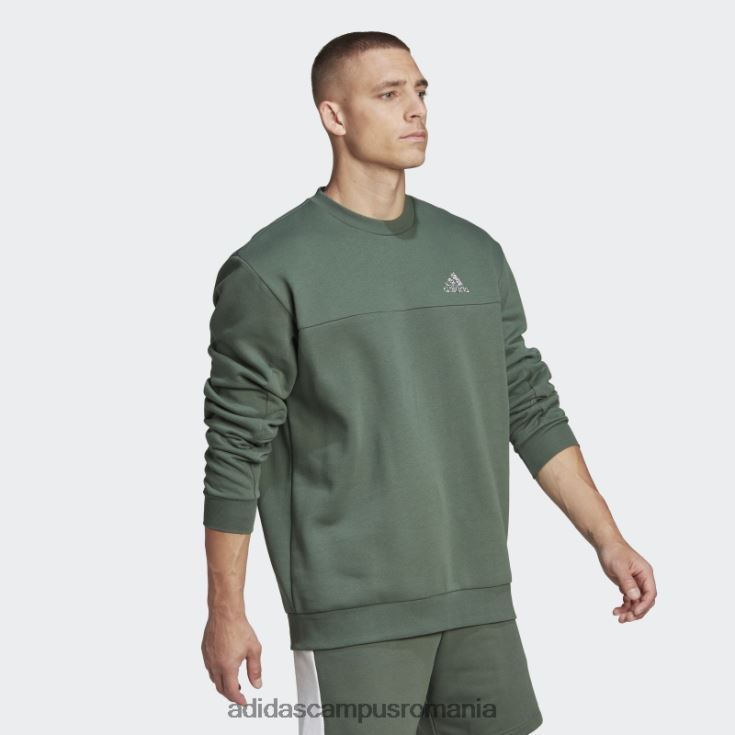 adidas campus romania insignă din lână de stadion de hanorac sport oxid verde bărbați oxid verde J266N26697