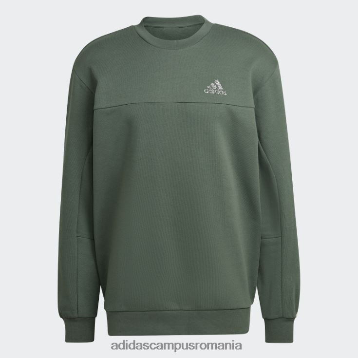 adidas campus romania insignă din lână de stadion de hanorac sport oxid verde bărbați oxid verde J266N26697