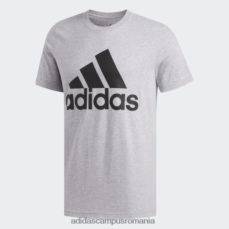 adidas campus romania insignă gri mediu de tricou sport bărbați gri mediu J266N26851