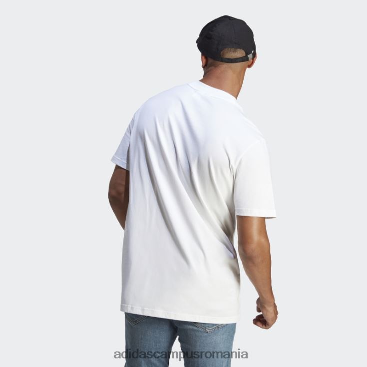 adidas campus romania insigna albă cu icoane viitoare de tricou sport bărbați alb J266N25290