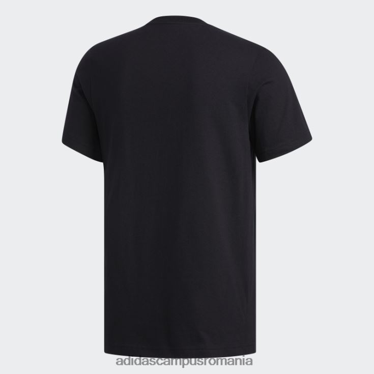 adidas campus romania insigna de tricou sport alb bărbați alb negru J266N26858