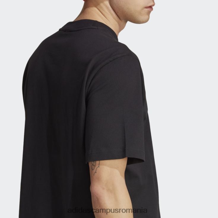 adidas campus romania insigna neagră cu icoane viitoare ale tricouului sport bărbați negru/rosu J266N25860
