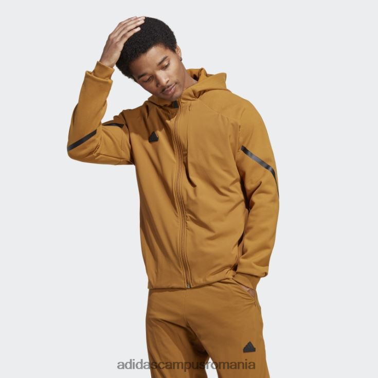adidas campus romania jachetă adidas premium cu fermoar complet proiectată în bronz pentru 4 zile bărbați bronz J266N25193