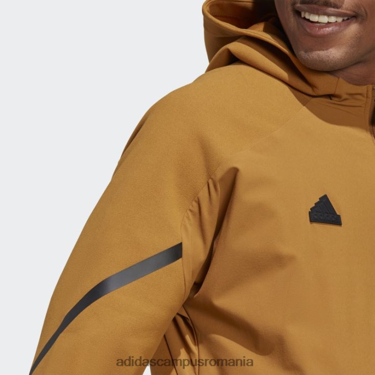 adidas campus romania jachetă adidas premium cu fermoar complet proiectată în bronz pentru 4 zile bărbați bronz J266N25193