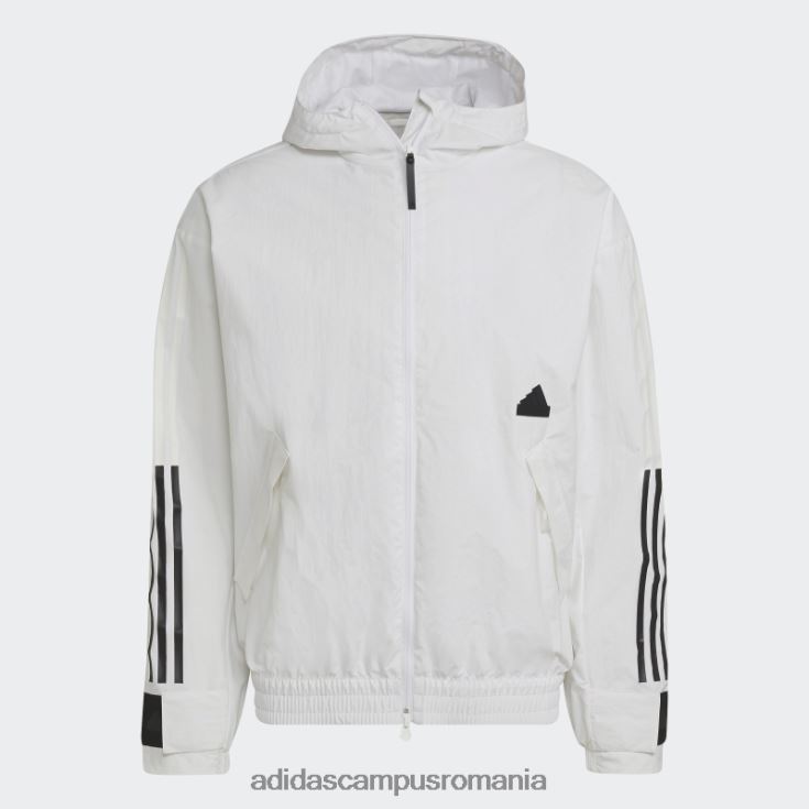 adidas campus romania jachetă albă cu 3 dungi adidas bărbați alb J266N215021