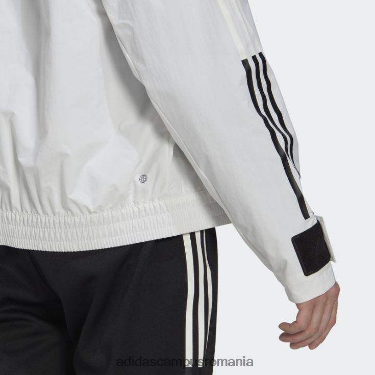 adidas campus romania jachetă albă cu 3 dungi adidas bărbați alb J266N215021