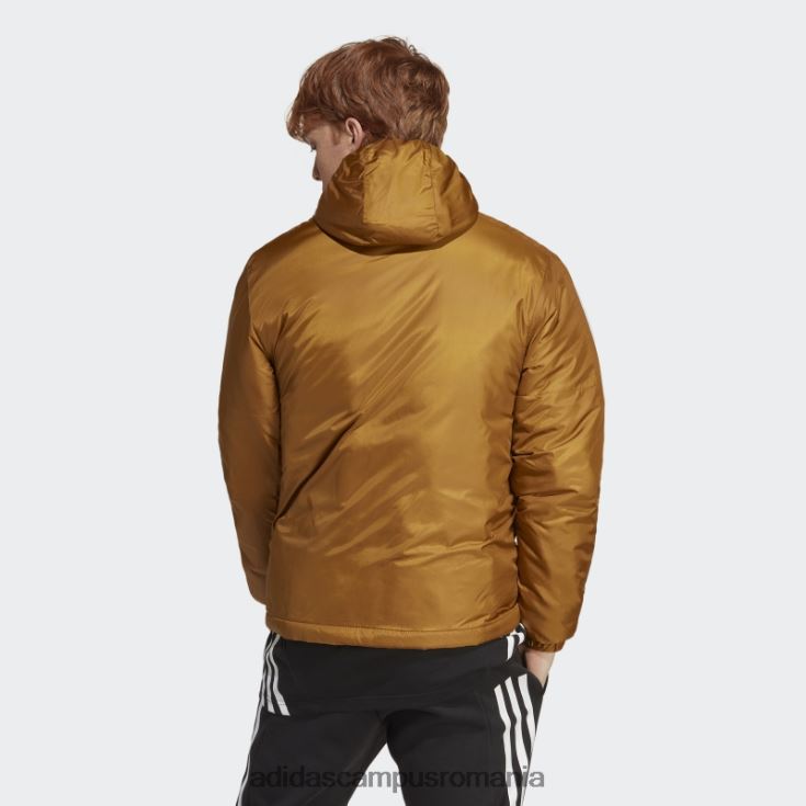 adidas campus romania jachetă cu glugă izolată essentials bronz bărbați bronz J266N213760
