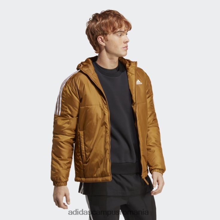 adidas campus romania jachetă cu glugă izolată essentials bronz bărbați bronz J266N213760