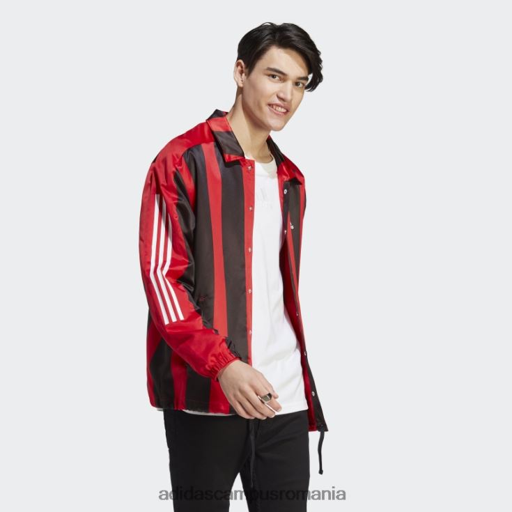adidas campus romania jachetă de antrenori din satin stacojiu adidas bărbați stacojiu J266N25091