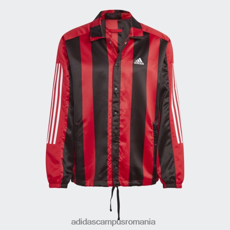 adidas campus romania jachetă de antrenori din satin stacojiu adidas bărbați stacojiu J266N25091