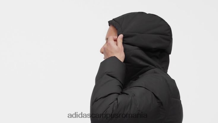 adidas campus romania jachetă de puf cu glugă helionic negru adidas bărbați negru J266N26786