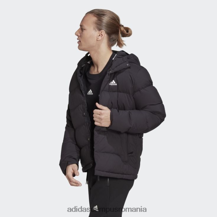 adidas campus romania jachetă de puf cu glugă helionic negru adidas bărbați negru J266N26786