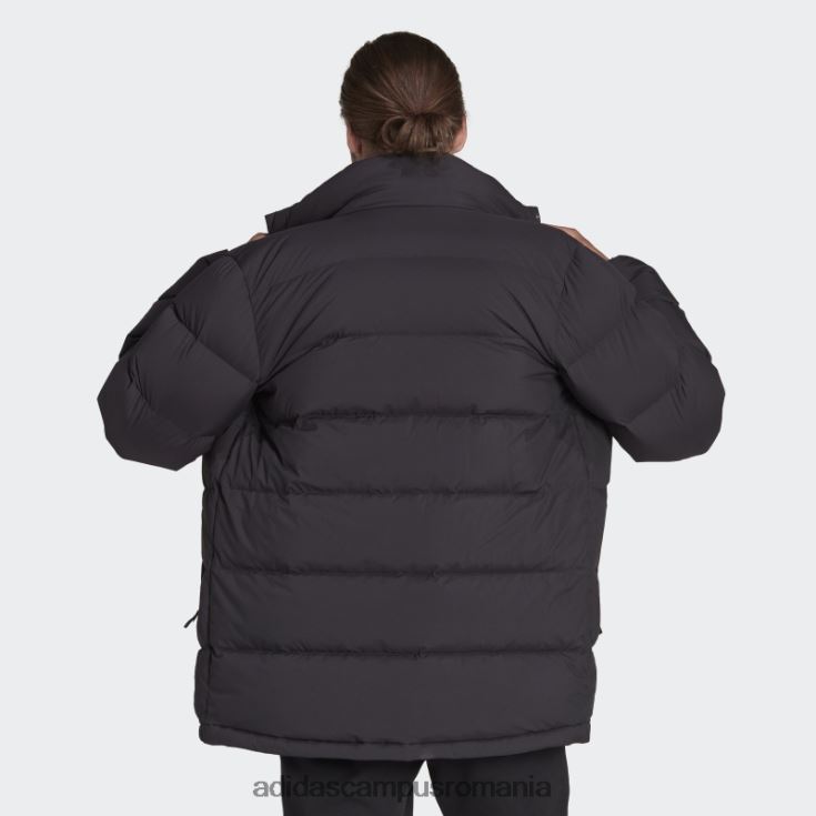 adidas campus romania jachetă de puf de lungime medie helionic neagră bărbați negru J266N26787