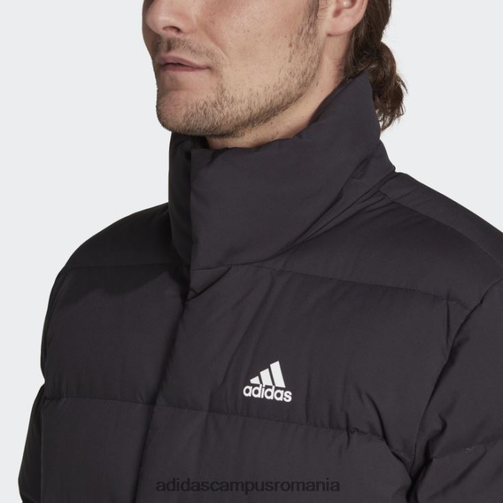 adidas campus romania jachetă de puf de lungime medie helionic neagră bărbați negru J266N26787