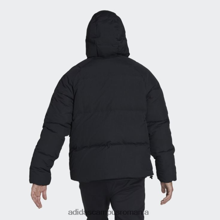adidas campus romania jachetă de puf mare neagră bărbați negru J266N26932