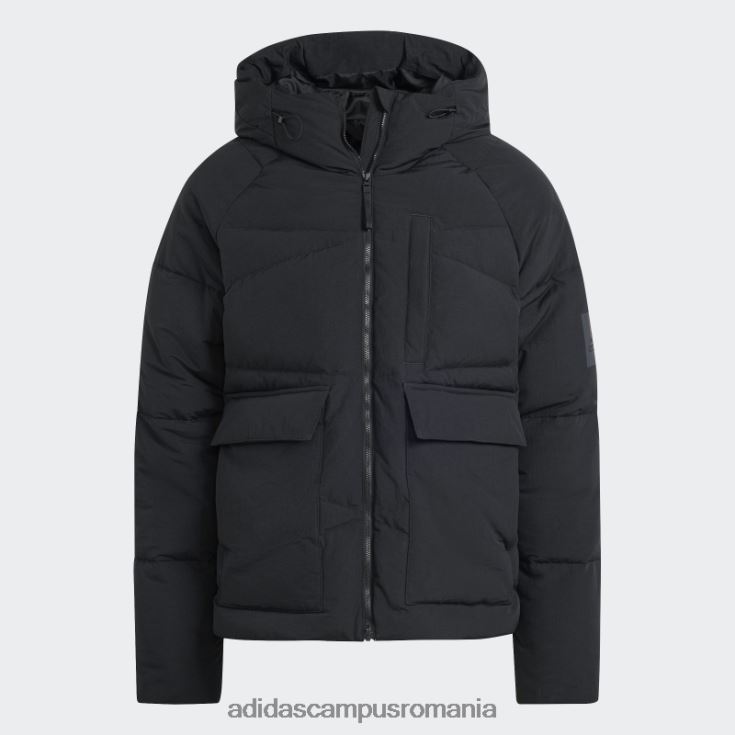 adidas campus romania jachetă de puf mare neagră bărbați negru J266N26932