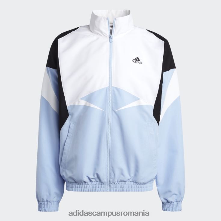 adidas campus romania jachetă de sport colorblock albastru bărbați albastru zori/alb/negru J266N25801