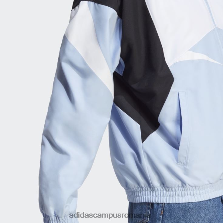 adidas campus romania jachetă de sport colorblock albastru bărbați albastru zori/alb/negru J266N25801