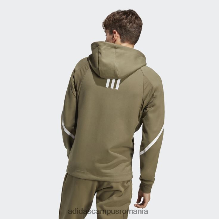 adidas campus romania jachetă de sport premium cu fermoar integral concepută pentru 4 gameday olive bărbați măsline J266N25150