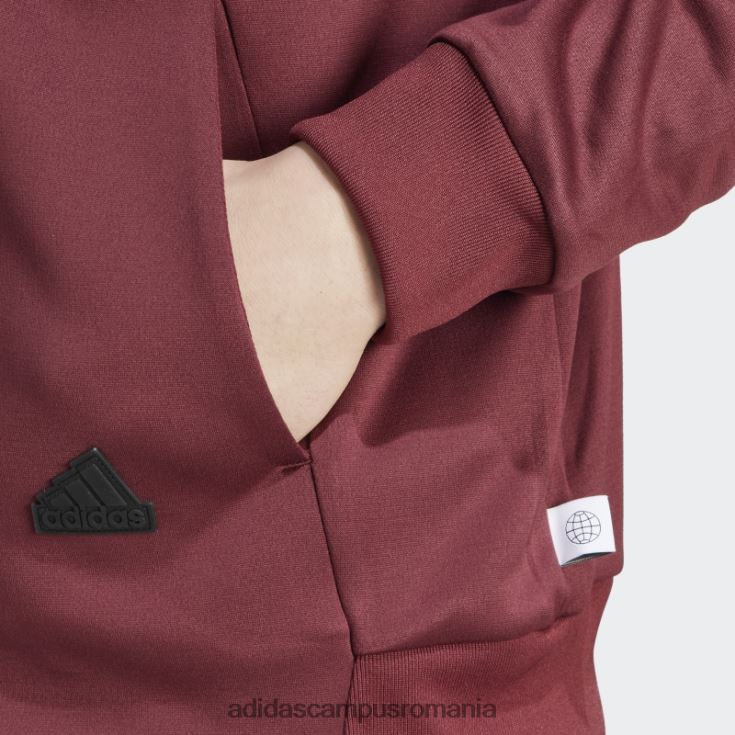 adidas campus romania jachetă de sport roșie pentru încălzire aeroready city escape bărbați roșu J266N25176