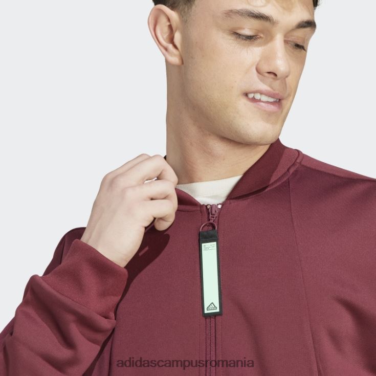 adidas campus romania jachetă de sport roșie pentru încălzire aeroready city escape bărbați roșu J266N25176