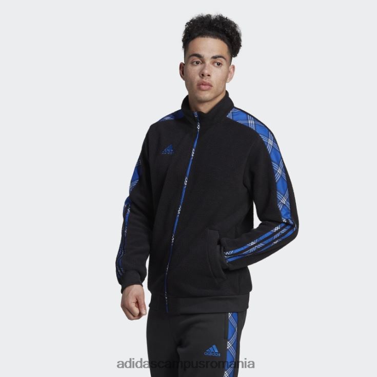 adidas campus romania jachetă de sport tiro winterized negru adidas bărbați negru/albastru regal J266N26972