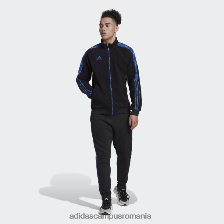 adidas campus romania jachetă de sport tiro winterized negru adidas bărbați negru/albastru regal J266N26972
