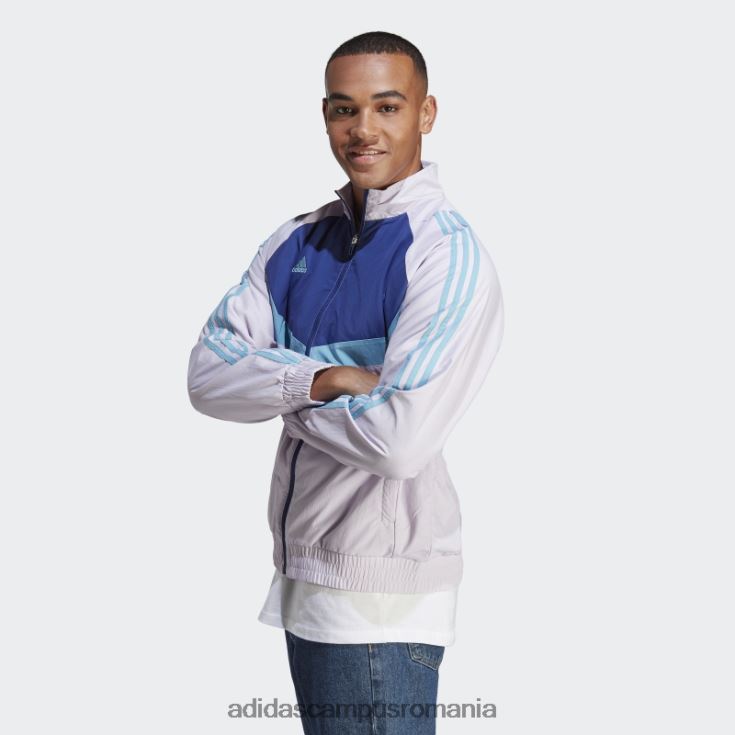 adidas campus romania jachetă țesătă tiro fierbinte argintiu adidas bărbați zori argintii J266N25856