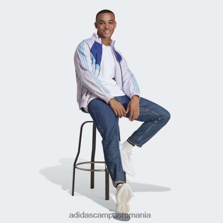 adidas campus romania jachetă țesătă tiro fierbinte argintiu adidas bărbați zori argintii J266N25856