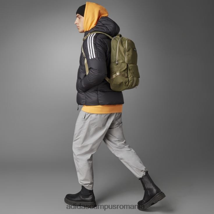 adidas campus romania jachetă neagră cu glugă de puf de greutate medie adidas essentials bărbați negru J266N25019
