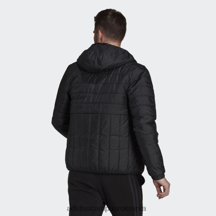 adidas campus romania jachetă neagră cu glugă itavic cu 3 dungi adidas bărbați negru J266N213161