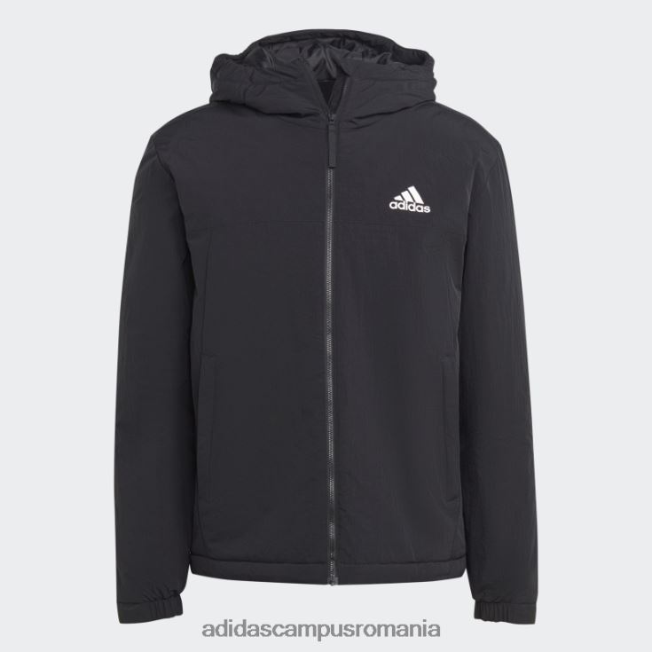 adidas campus romania jachetă neagră cu glugă izolată robustă bsc bărbați negru J266N213649