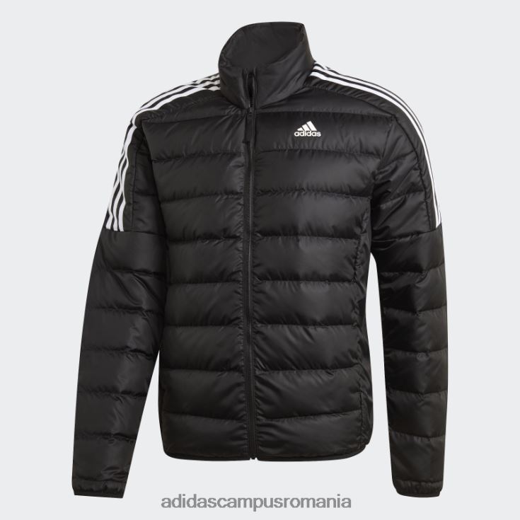 adidas campus romania jachetă neagră de puf essentials bărbați negru J266N26352