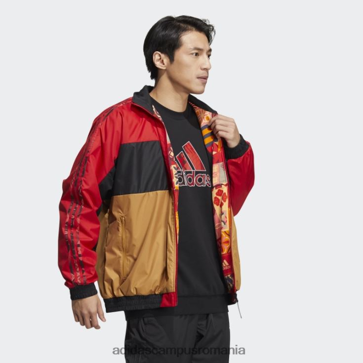 adidas campus romania jachetă reversibilă țesătură stacojiu adidas bărbați stacojiu J266N27050