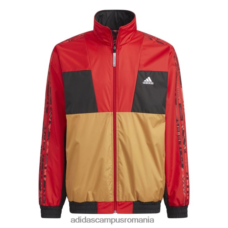 adidas campus romania jachetă reversibilă țesătură stacojiu adidas bărbați stacojiu J266N27050