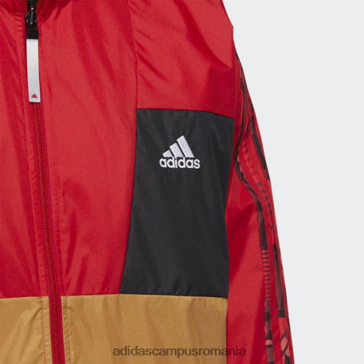 adidas campus romania jachetă reversibilă țesătură stacojiu adidas bărbați stacojiu J266N27050