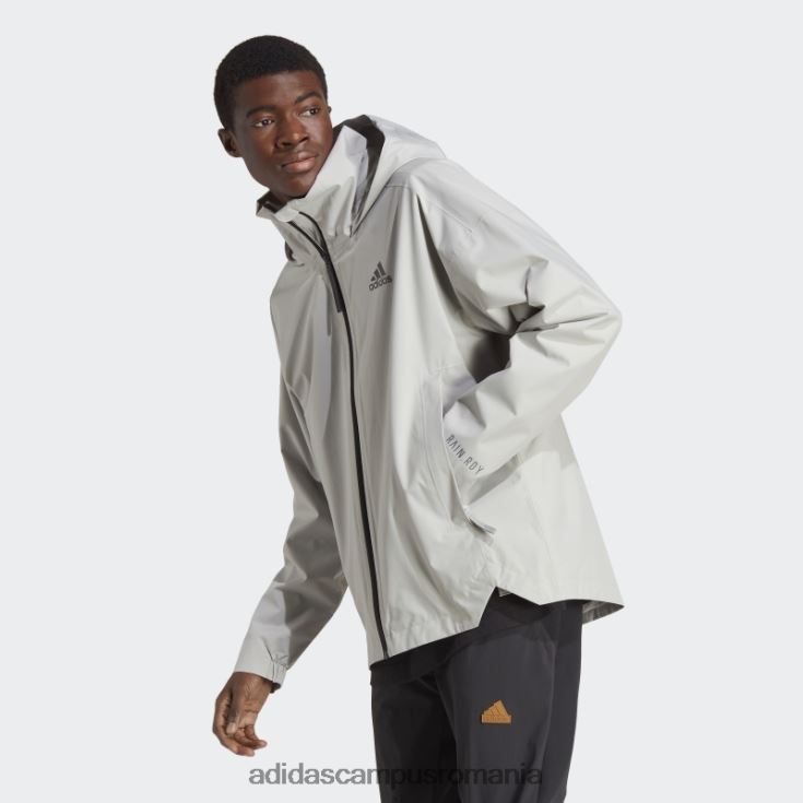 adidas campus romania jachetă traveer rain.rdy gri metal (neutru de gen) bărbați gri metal J266N213750
